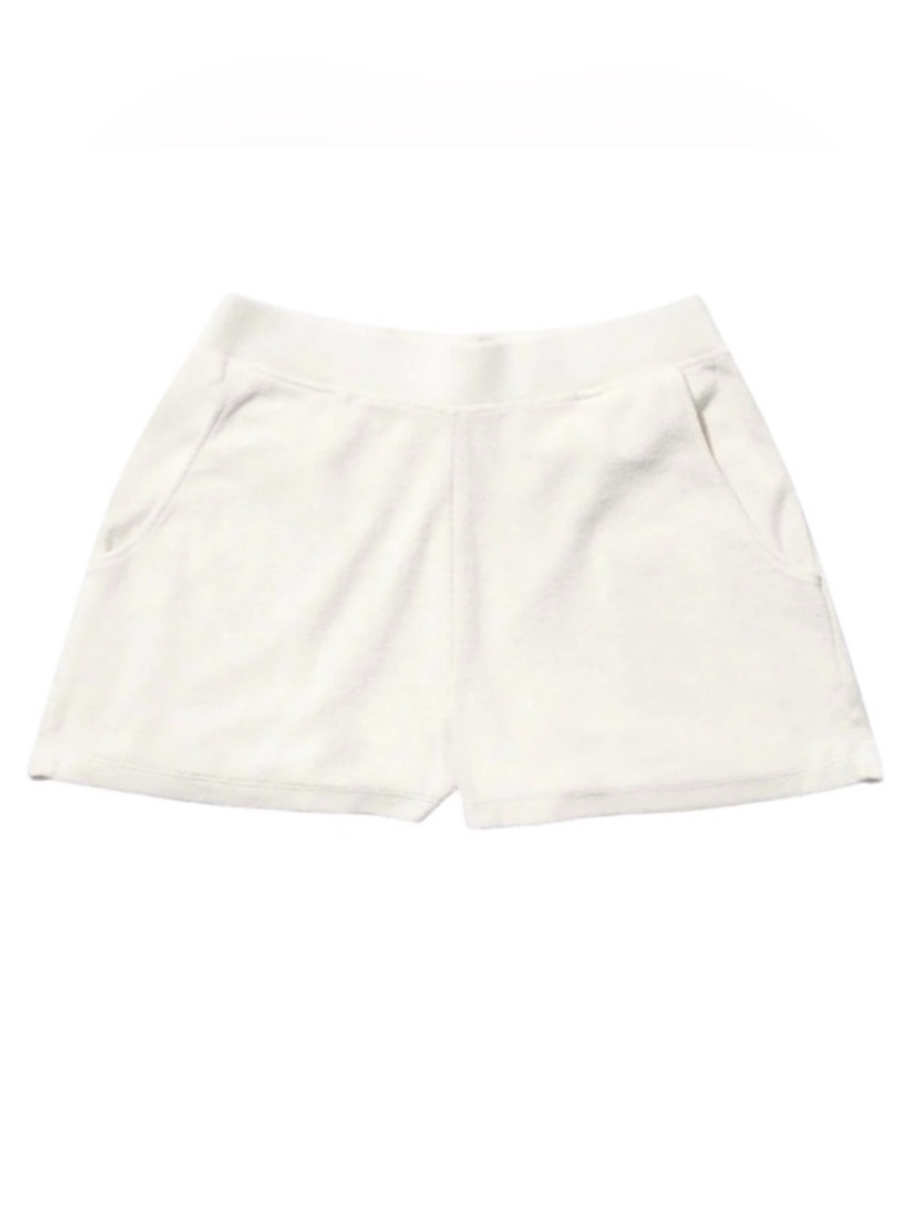 KULE The Terry Venus Shorts in Cream Size Large
